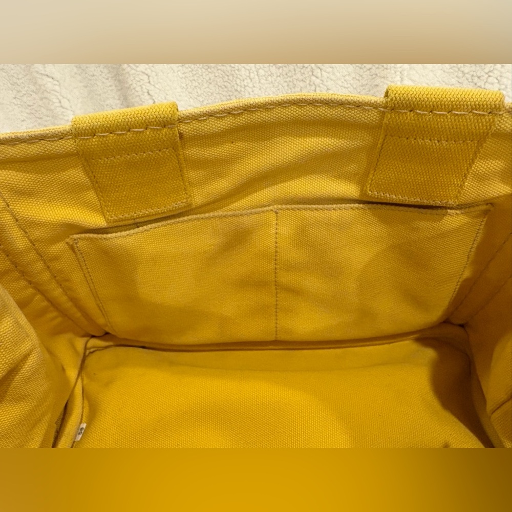 Yellow Prada Canapa Tote Canvas Mini - Picture 12 of 14